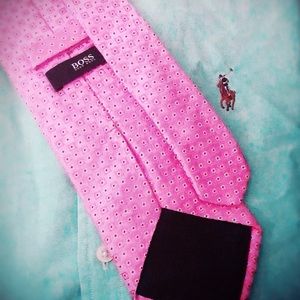 Hugo Boss Pink Necktie